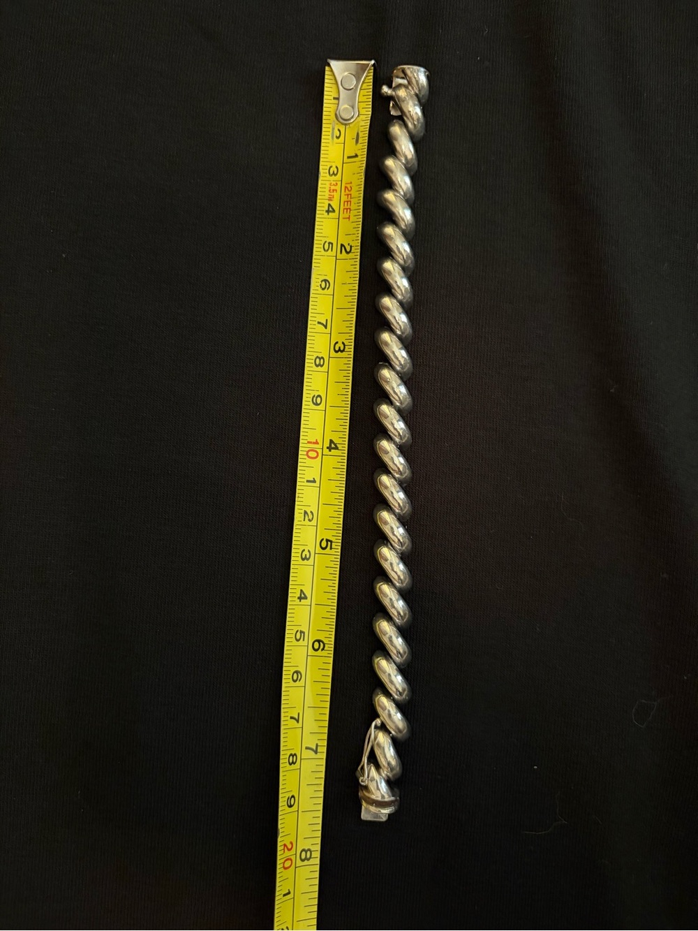 Sterling Silver 925 Chunky Link Bracelet -Made in Italy - Picture 4 of 4